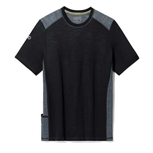 Smartwool Men's Tee Active Ultralite Tech T-Shirt für Herren, Black, L von Smartwool