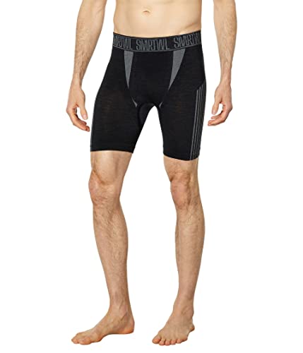 Smartwool Men's Boxer Brief Intraknit 6" Boxershorts für Herren, Black, M von Smartwool