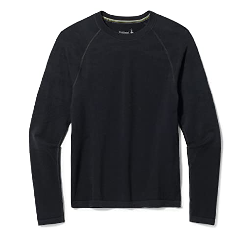 Smartwool Men's Long Sleeve Intraknit Active Base Layer Langarm für Herren, Black, XXL von Smartwool