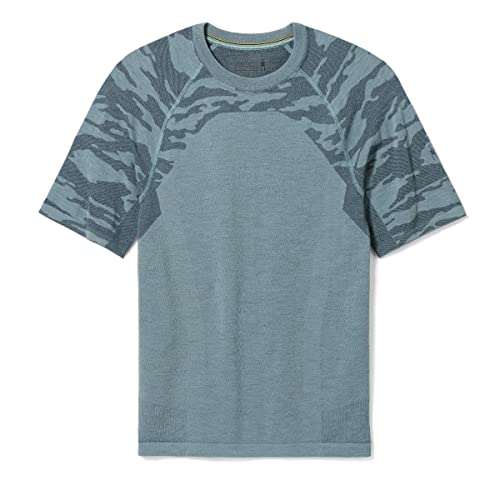Smartwool Men's Intraknit Active Short Sleeve, Lead, L von Smartwool