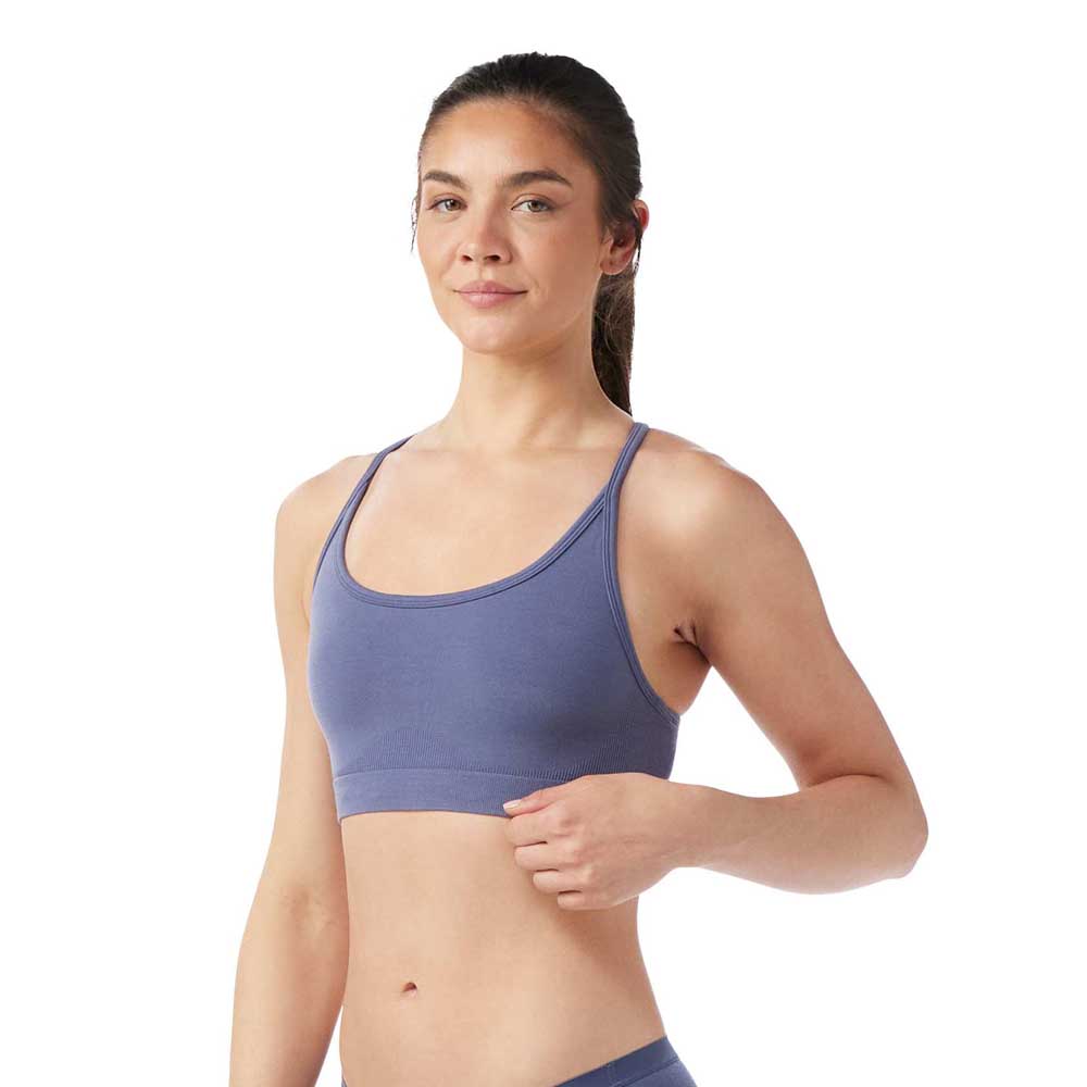 Smartwool Merino Blend Bralette Sports Bra Lila XS Frau von Smartwool