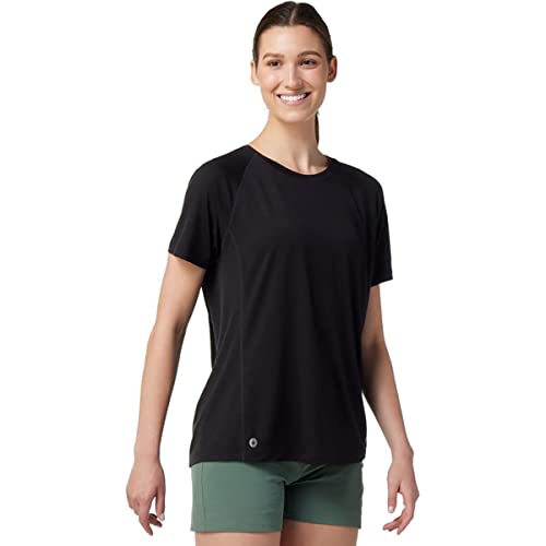 Smartwool Women's Short Sleeve Active Ultralite Kurzarmshirt für Damen, Black, L von Smartwool