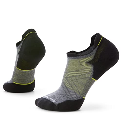 Smartwool Unisex-Adult Run Targeted Cushion Low Ankle Socks, MEDIUM Gray, M von Smartwool