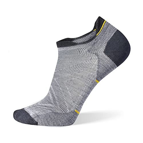 Smartwool Unisex-Adult Ankle Socks Run Zero Cushion Low Knöchelsocken, Light Gray, XL von Smartwool
