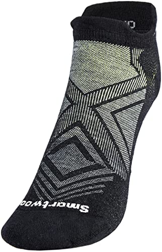 Smartwool Unisex-Adult Ankle Socks Run Zero Cushion Low Knöchelsocken, Black, L von Smartwool