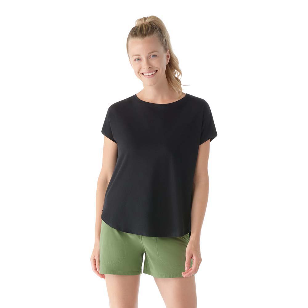 Smartwool Swing Sports Top Schwarz M Frau von Smartwool