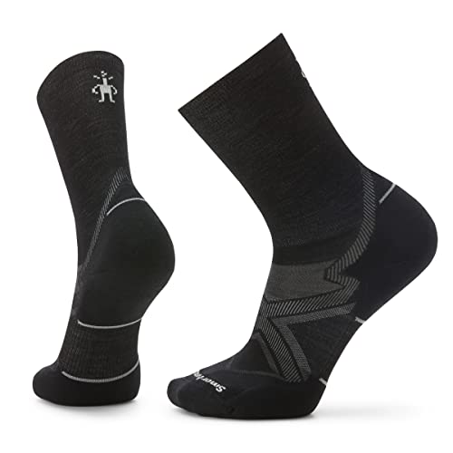 Smartwool Unisex Run Cold Weather Targeted Cushion Crew Socken, Black, M von Smartwool