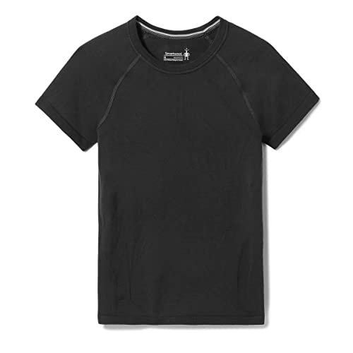 Smartwool Women's Short Sleeve Intraknit Active Kurzarmshirt für Damen, Black, XL von Smartwool