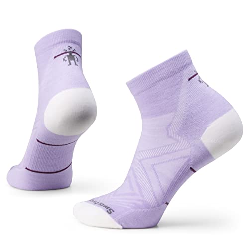 Smartwool Women's Run Zero Cushion Ankle Socks, Ultra Violet, M von Smartwool