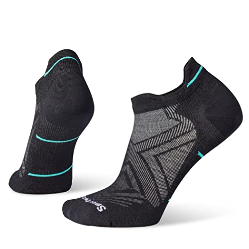 Smartwool Women's Run Zero Cushion Low Ankle Socks, Black, M von Smartwool