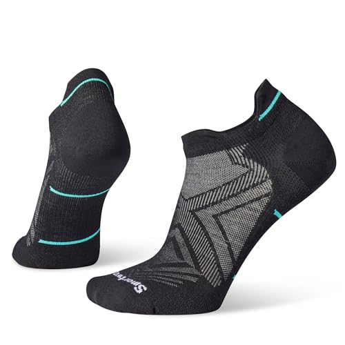 Smartwool Damen Women's Run Zero Cushion Low Ankle Socks, Schwarz, M EU von Smartwool