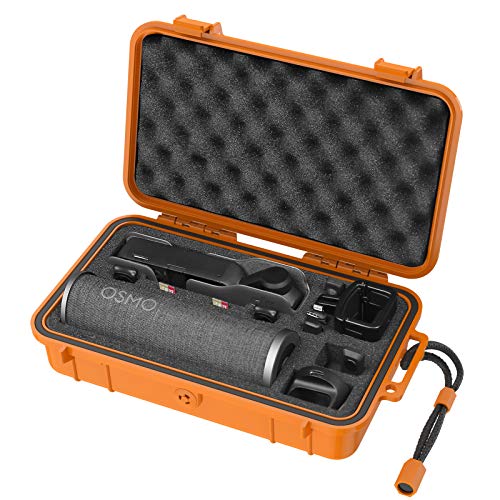 Smatree 2,4 Liter wasserdichte Koffer Kompatibel mit DJI Osmo Pocket 2/Pocket 1 (Kamera und Zubehör sind Nicht im Lieferumfang enthalten), kleine Kapazität, verdickte Hartschale, stoßfest - Gelb von Smatree