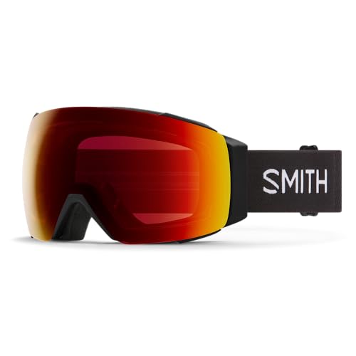 Smith Optics I/O MAG Ski- Snowboardbrille BLACK 22 - ChromaPOP Red Mirror Sun NEU von Smith