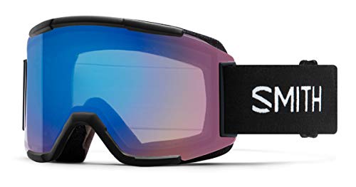 Smith Optics Squad Ski- Snowboardbrille Black - ChromaPOP Rose Flash Strom + Yellow von Smith