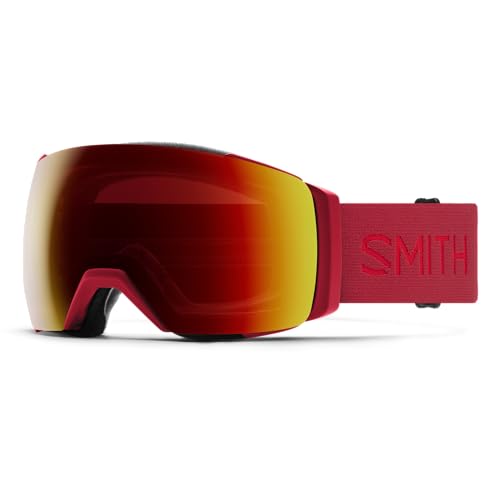 SMITH OPTICS I/O MAG XL Ski- Snowboardbrille CRIMSON - ChromaPOP Red Mirror Sun NEU von Smith