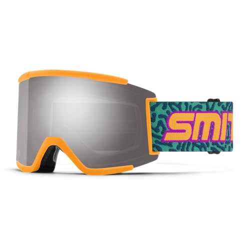 SMITH OPTICS SQUAD XL Ski- Snowboardbrille NEON WIGGLES ARCH - ChromaPOP Platinum Mirror Sun NEU von Smith