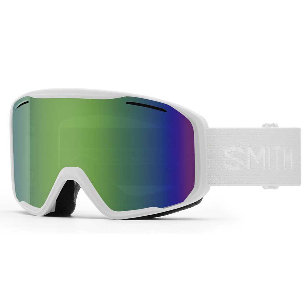 Smith Blazer Ski Goggles Weiß Green Solx Mirror Antifog/CAT2 von Smith