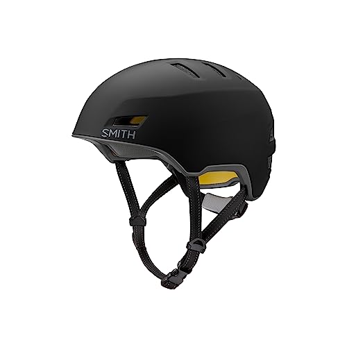 Smith - Express Helm MIPS Black Matte Cement 59-62 L: Leicht, sicher, komfortabel und stilvoll - Perfekt für Pendler und in der Stadt - Fahrradhelm mit MIPS-Technologie, von Smith