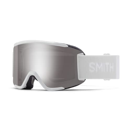 Smith Squad S ChromaPOP Skibrille, white vapor-sun platinium mirr von Smith