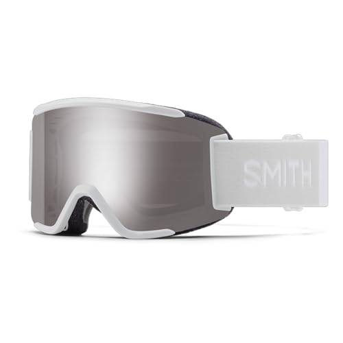 Smith Squad S ChromaPOP Skibrille, white vapor-sun platinium mirr von Smith