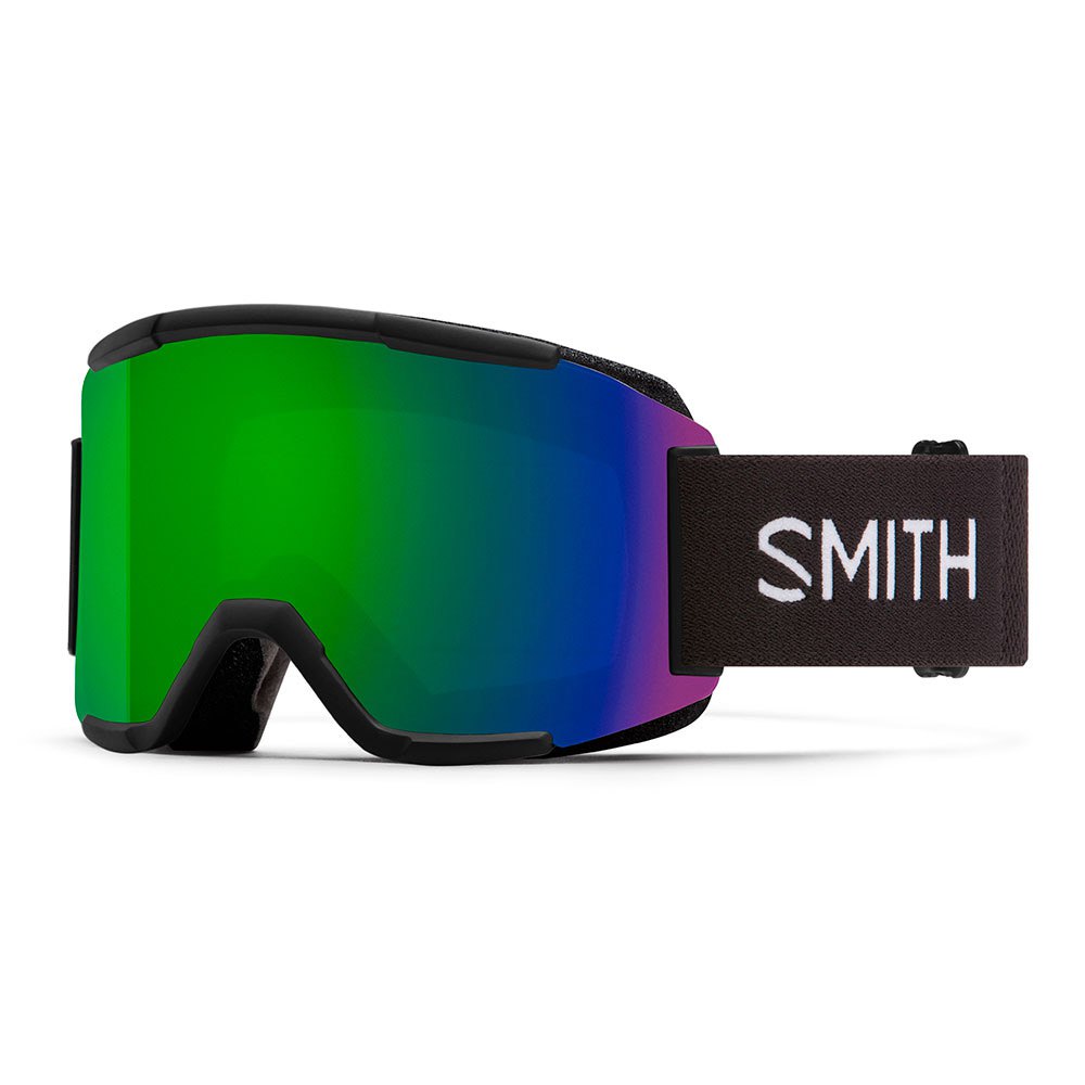Smith Squad Ski Goggles Schwarz Chromapop Sun Green Mirror/CAT3 von Smith