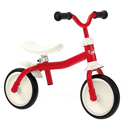 Smoby - Rookie Laufrad - Leichtmetall Kinderfahrrad - Selbstnivellierender verstellbarer Sattel - Geräuscharme Räder - Verstellbarer Lenker von Smoby