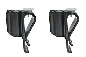 Sndperiexam 2 schwarze Golf-Putter-Clips, praktischer Putterhalter für Golftaschen, einfach zu befestigen, Putter-Klemme, Organizer, halten Sie Ihren Putter auf dem Platz griffbereit von Sndperiexam