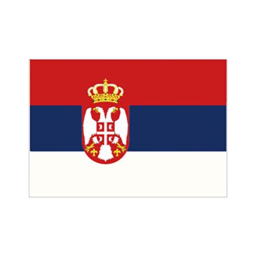 Serbien-Flagge-dauerhafter Serbien-Flagge Fade-resistente Nationale Banner für Paraden, Olympic, Weltmeisterschaft, Bar, Schulsportveranstaltungen, Festivalfeiern 3 * 5ft von Snner