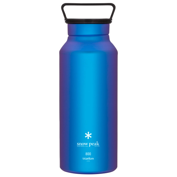 Snow Peak - Titanium Aurora Bottle - Trinkflasche Gr 800 ml blau;bunt;grau;orange;rosa von Snow Peak