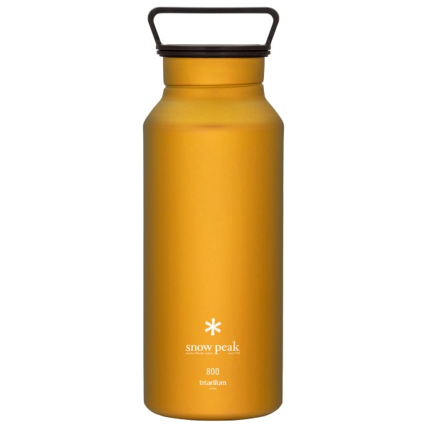 Snow Peak - Titanium Aurora Bottle - Trinkflasche Gr 800 ml orange von Snow Peak