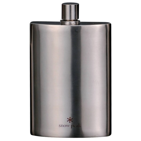 Snow Peak - Titanium Flask - Trinkflasche Gr M grau von Snow Peak