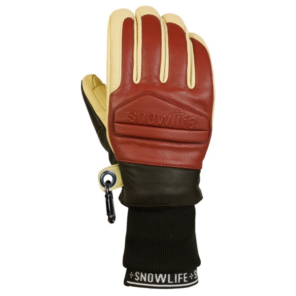 Snowlife - Women's Classic Leather Glove - Handschuhe Gr L rot von Snowlife