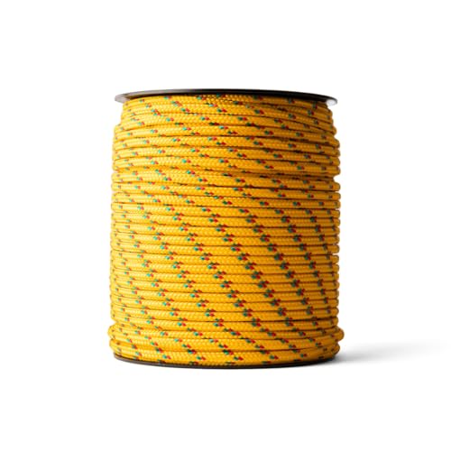 SNURO Polypropylen Seil (4mm, 100M) - Seil mit starkem PP Kernmaterial für hohe Stabilität - Reißfeste Schnur für Outdoor, Survival & Garten - reissfest & leicht von Snuro