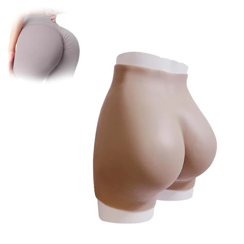 SoTUCR Realistische SilikonhöSchen Hip Enhancer Big Butt HöSchen Body Shaper Control Butt Hose füR Crossdresser Drag Queen,Color 2,basics von SoTUCR