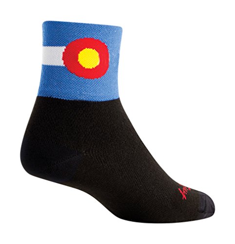 SockGuy Classic Socken – Colorado Flagge, Groß/X-Large von SockGuy