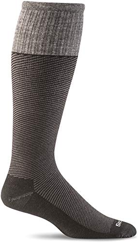 Sockwell Bart (15–20 mmHg) Abgestufte Kompression Socken, Herren, schwarz, L/XL von Sockwell