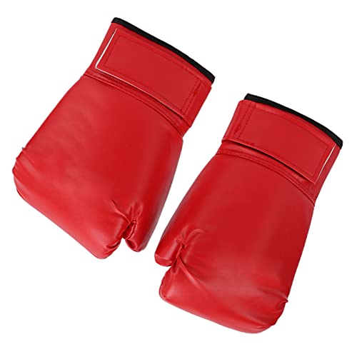 Boxhandschuhe, Atmungsaktiv, Sicher, Schutz, Boxhandschuhe, Hochwertig, Muay Thai, 284 G (Rot) von Socobeta