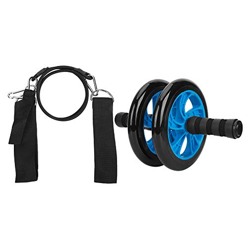 Fitness-Bauchroller mit Zuggurt für Effektives Bauchmuskeltraining zu Hause (Blau) von Socobeta
