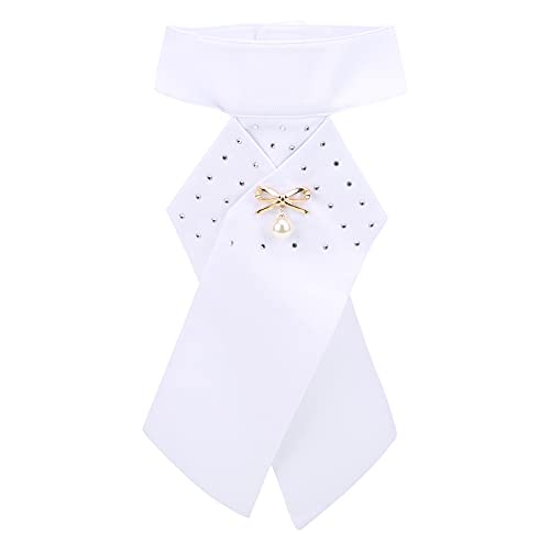 Socobeta Reitsport-Krawatte aus Baumwollmaterial und Handgefertigter Brosche für Reitwettbewerbe, Erwachsenengröße von Socobeta