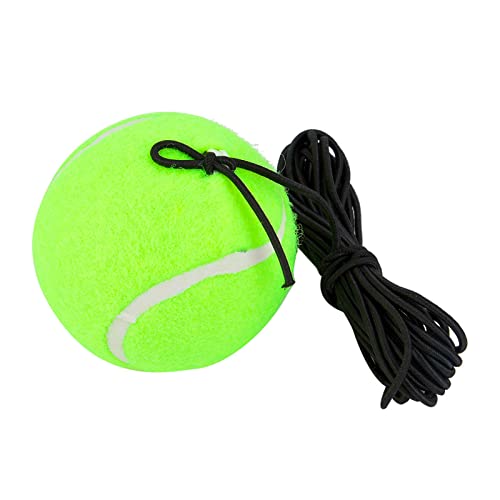 Socobeta Tennis-Trainingsgeräte Tennisball mit 4 M Elastischer Gummischnur Zum Selbsttennistraining für Erwachsene und Kinder, Anfänger Leistungssport von Socobeta
