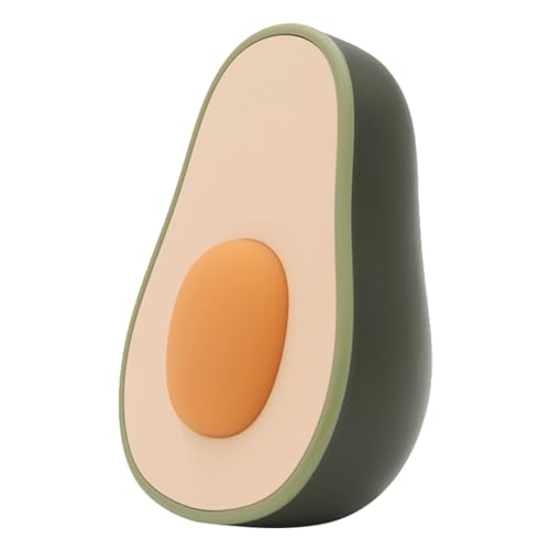 Socobeta Tragbarer USB-wiederaufladbarer Niedlicher Avocado-Mini-Handwärmer, Elektrischer Handwärmer für Kaltes Wetter von Socobeta
