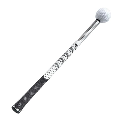 Socueny 1 Stück Golfschwungtrainer, Trainingshilfe, Verstellbar, Tragbar, Golf-Trainingshilfe, Weiß von Socueny