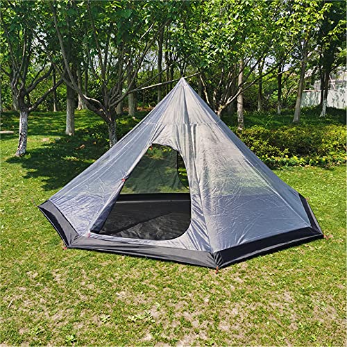 Outdoor Zelt Moskitonetz Inner Mesh Schutz gegen Insekten für Tipi Zelt Camping Backpacking Wandern Bergsteigen Beheizter Unterstand Einfache Einrichtung (Moskitonetz für 1-2 Personen) von Soekodu