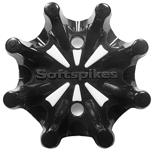 Soft Spikes Unisex-Adult Pulsar Cleat (FTS 3.0), schwarz-schwarz, Fast Twist Fitting von SOFTSPIKES