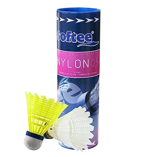 Softee Equipment Badminton Rüschen 0.5, 6 Stück, Weiß, Einheitsgröße von Softee Equipment