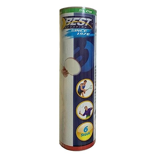 Softee Equipment Unisex-Adult Volantes Badminton 0.5 6uds, gelb, Einheitsgröße von Softee Equipment