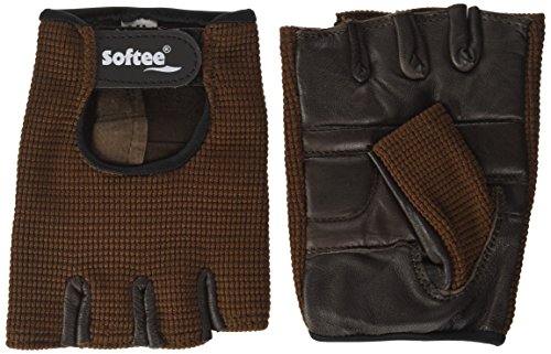 Softee Gewichtheber-Handschuhe Braun braun XL von Softee Equipment