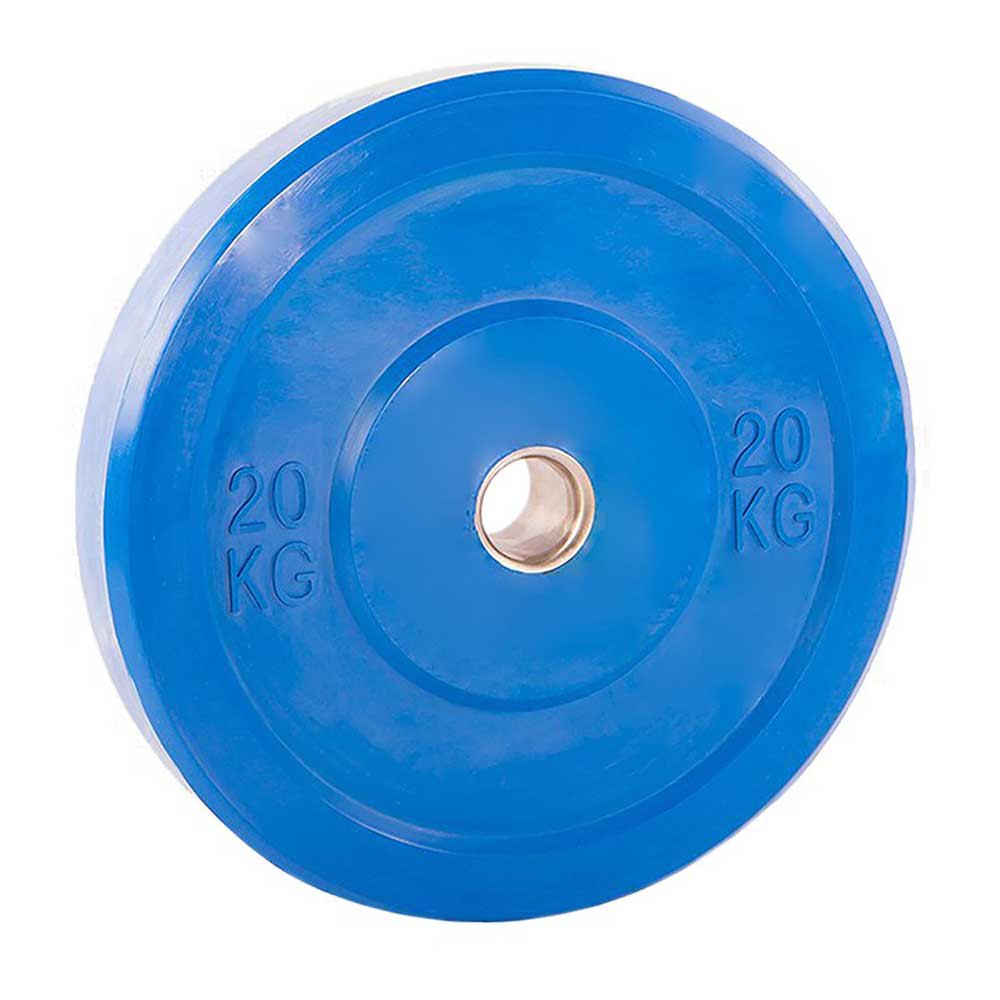Softee Bumper Plate 20kg Disc Blau 20 kg von Softee