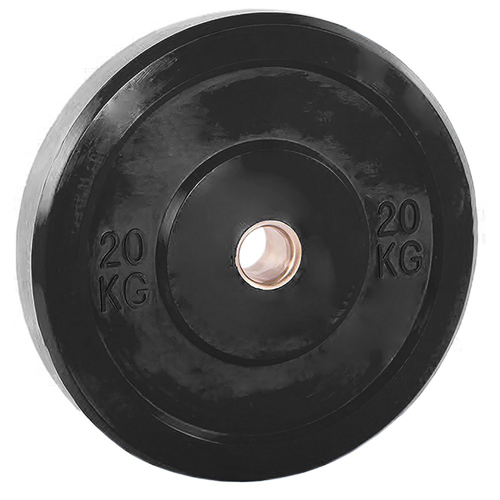 Softee Bumper Plate 20kg Schwarz 20 kg von Softee