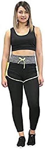 Softee Damen Trousers, Black/Yellow, M von Softee Equipment